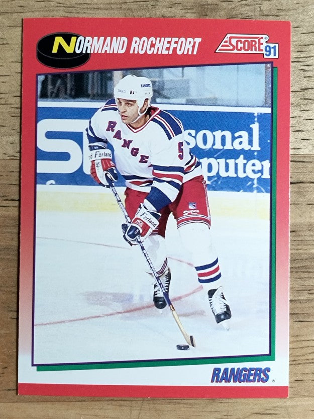 1991-92 Score Canadian English #171 Normand Rochefort