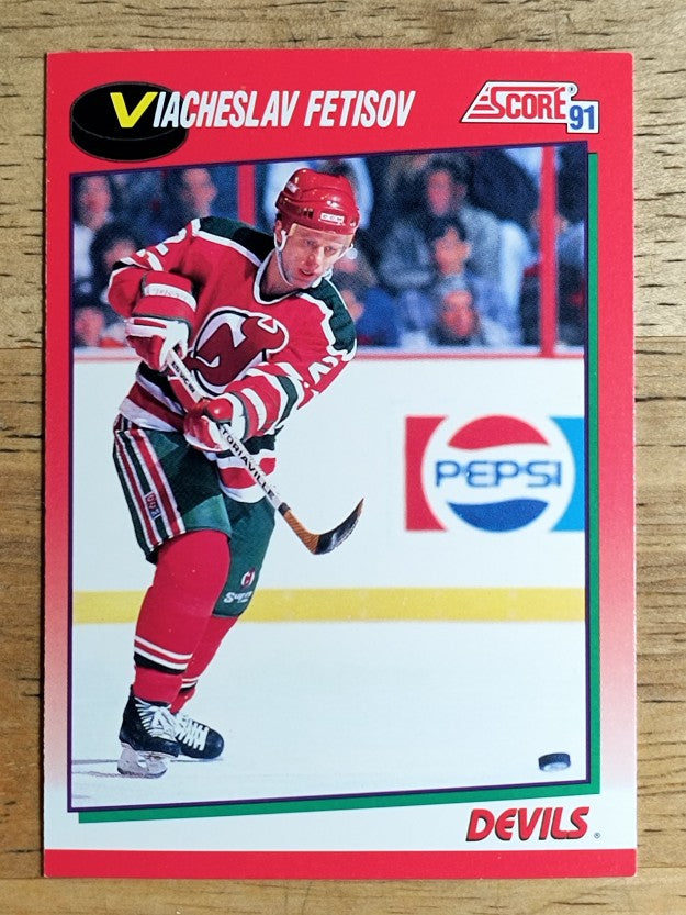 1991-92 Score Canadian English #184 Slava Fetisov