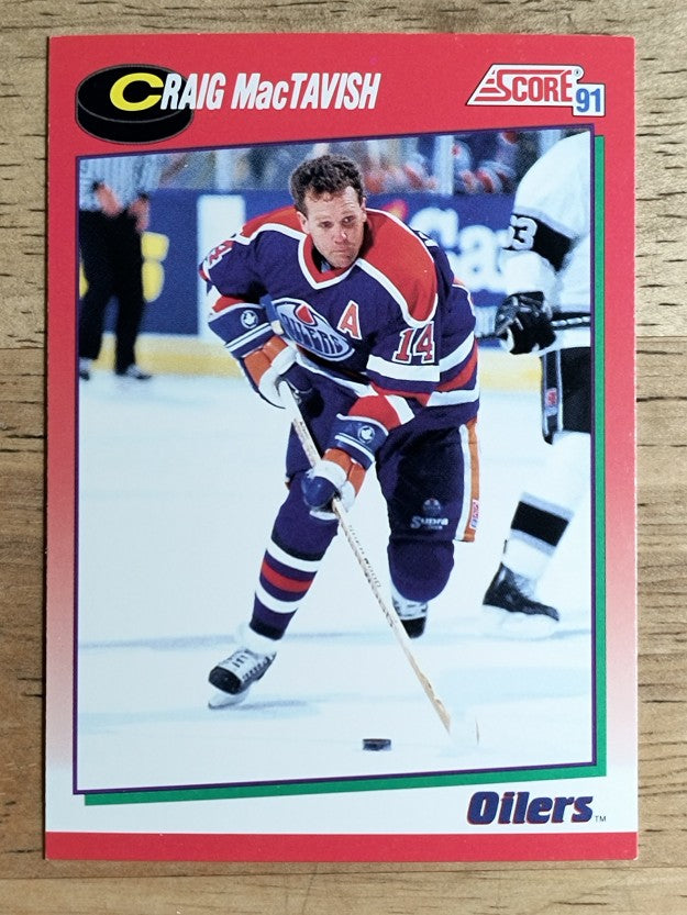 1991-92 Score Canadian English #202 Craig MacTavish