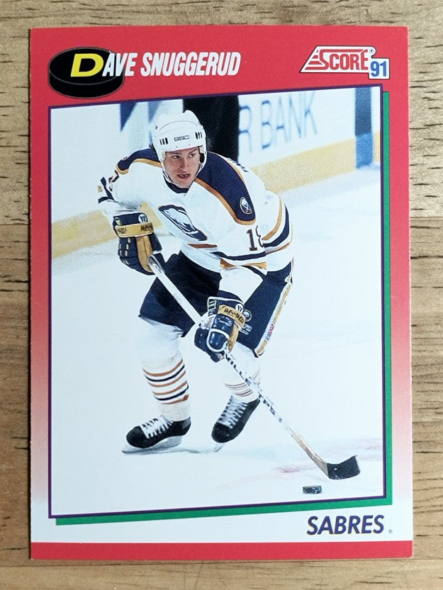 1991-92 Score Canadian English #206 Dave Snuggerud