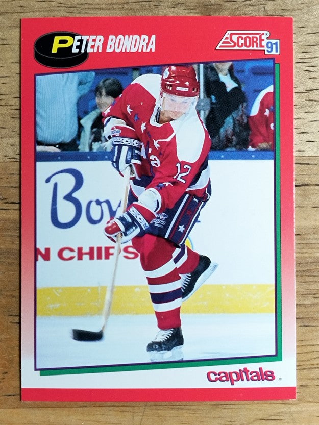1991-92 Score Canadian English #216 Peter Bondra