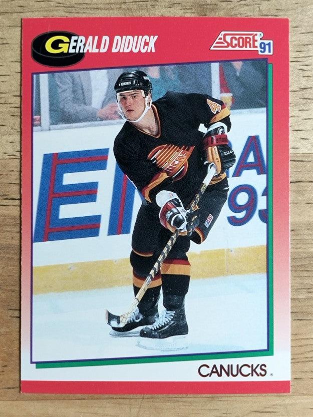 1991-92 Score Canadian English #243 Gerald Diduck