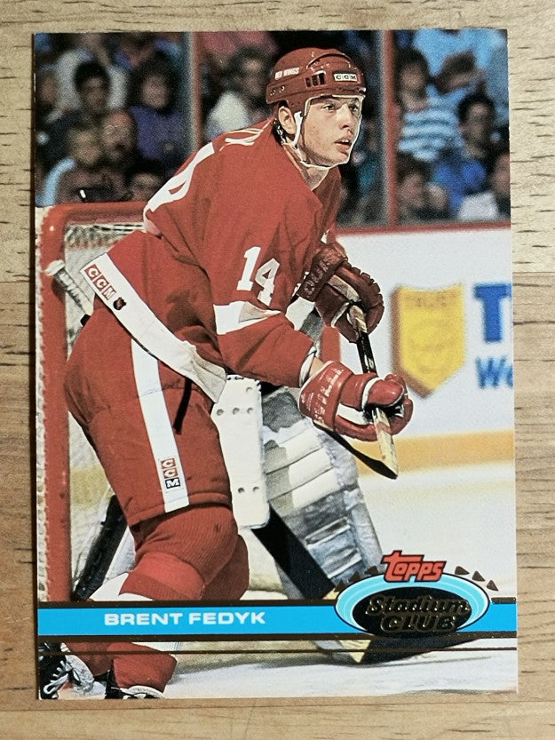 1991-92 Stadium Club #238 Brent Fedyk