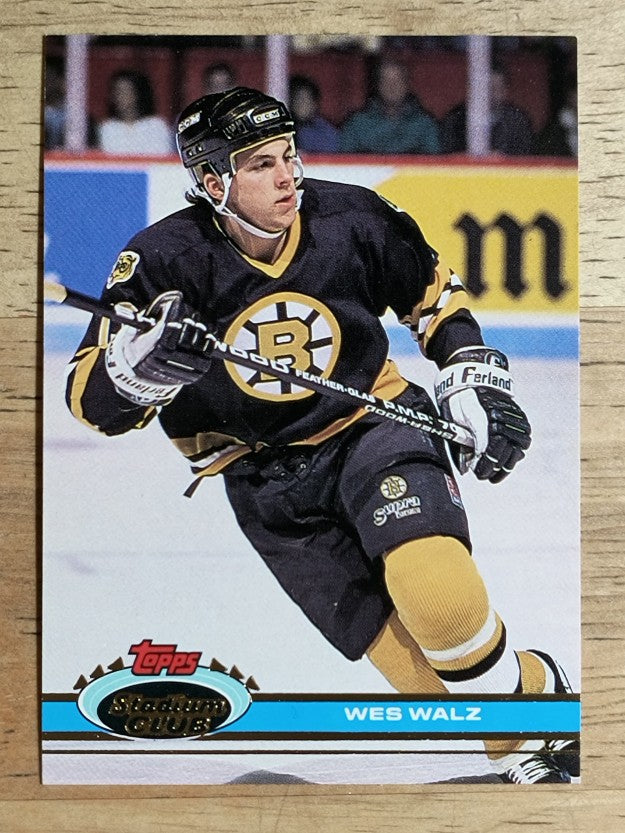 1991-92 Stadium Club #325 Wes Walz