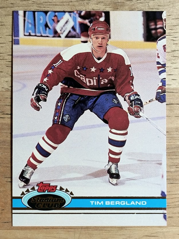 1991-92 Stadium Club #351 Tim Bergland