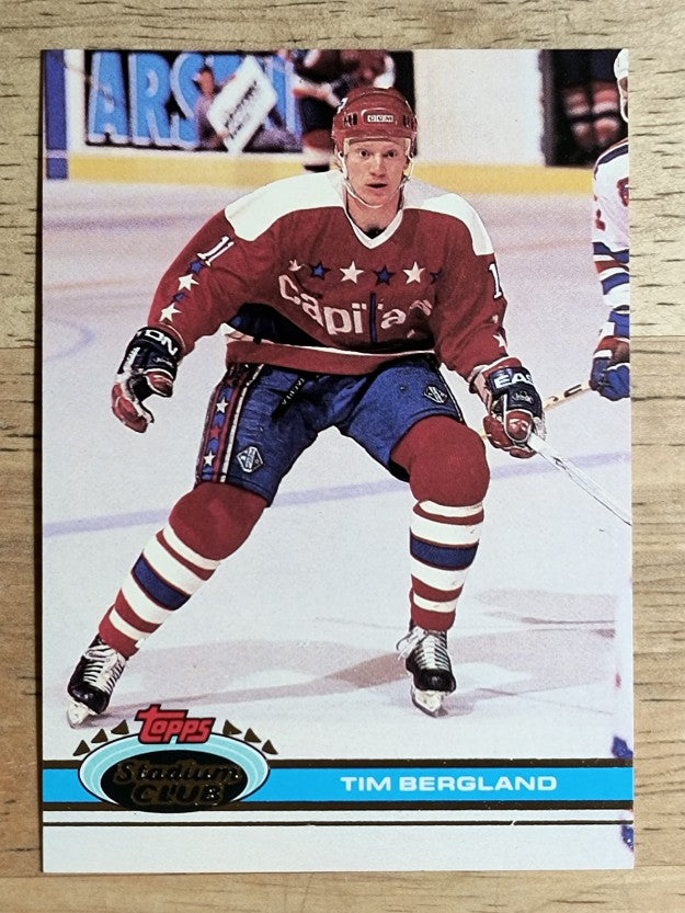 1991-92 Stadium Club #351 Tim Bergland