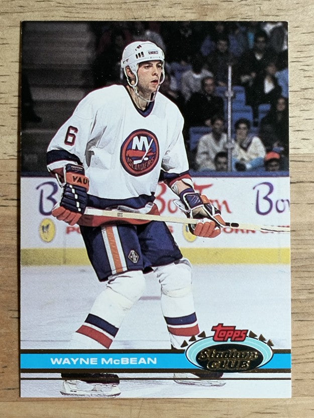 1991-92 Stadium Club #353 Wayne McBean