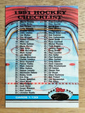 1991-92 Stadium Club #398 Checklist 1-133