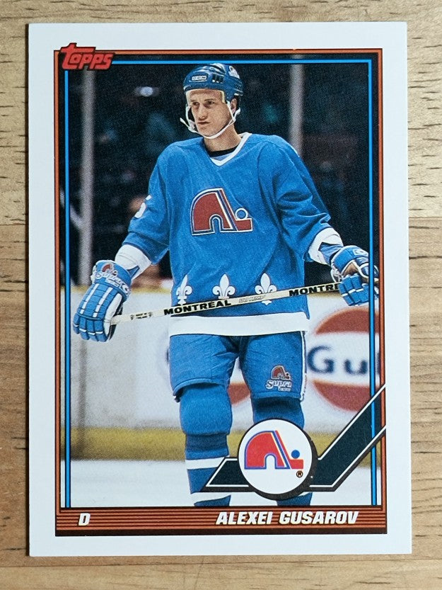 1991-92 Topps #355 Alexei Gusarov RC