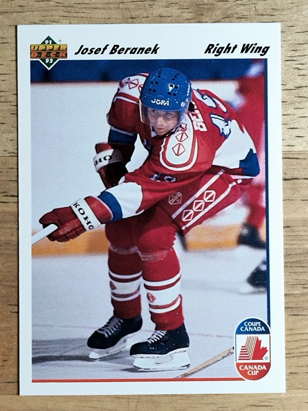 1991-92 Upper Deck #17 Josef Beranek CC RC