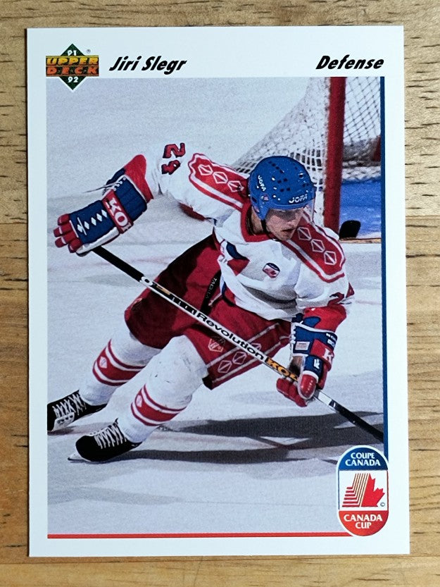 1991-92 Upper Deck #18 Jiri Slegr CC RC