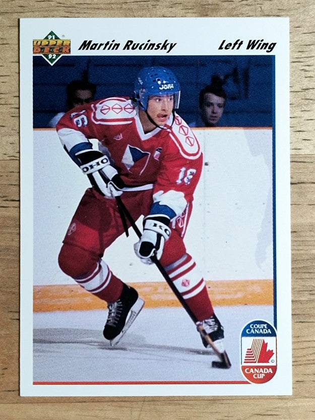 1991-92 Upper Deck #19 Martin Rucinsky CC RC
