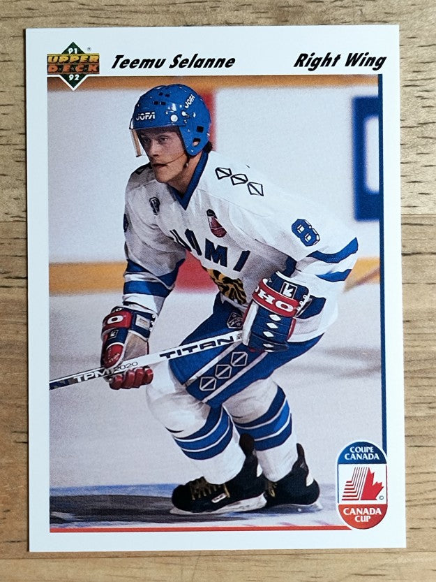 1991-92 Upper Deck #21 Teemu Selanne CC RC