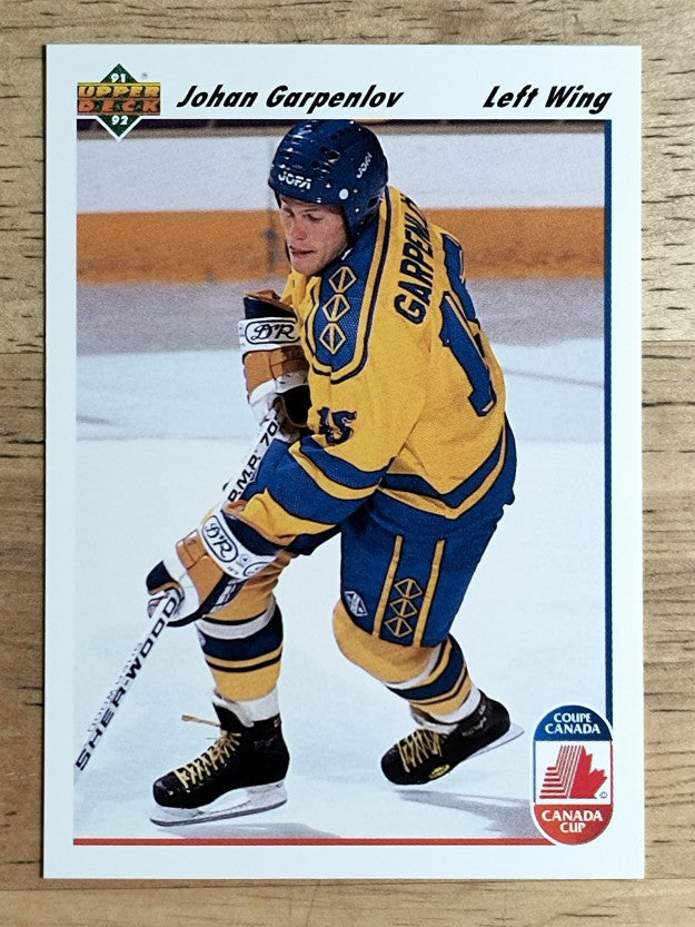 1991-92 Upper Deck #28 Johan Garpenlov CC