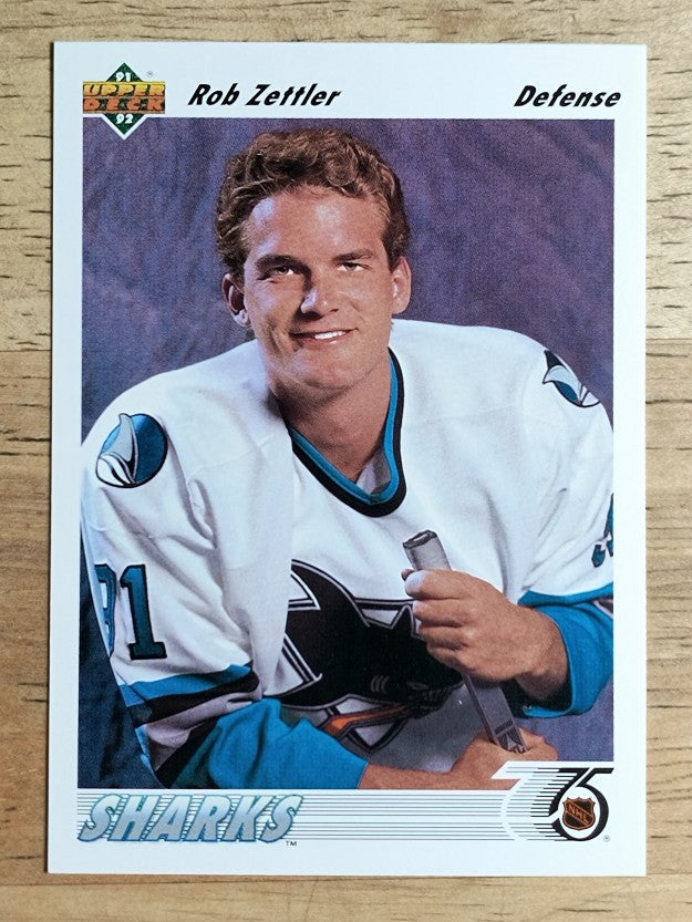 1991-92 Upper Deck #61 Rob Zettler
