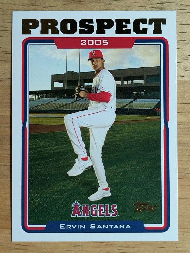 2005 Topps Update #92 Ervin Santana PROS