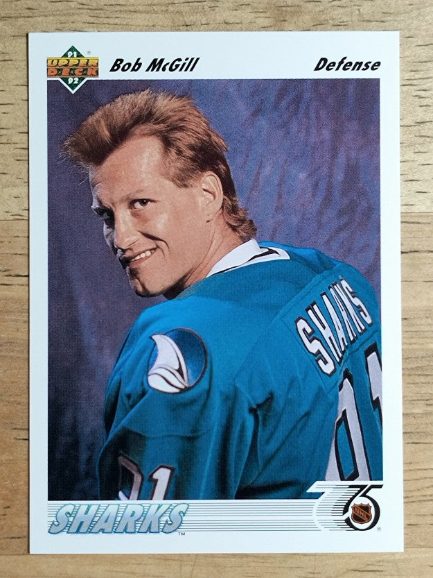 1991-92 Upper Deck #62 Bob McGill