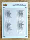 1991-92 Upper Deck #200 Checklist 101-200