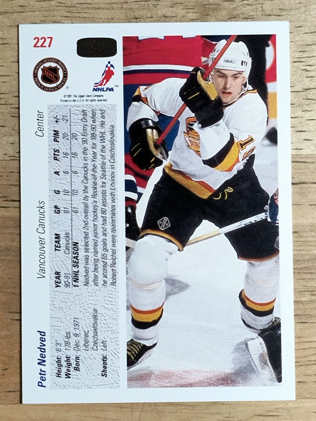 1991-92 Upper Deck #227 Petr Nedved