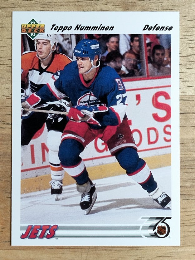 1991-92 Upper Deck #240 Teppo Numminen