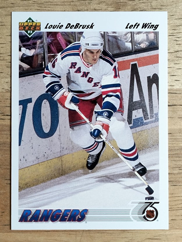 1991-92 Upper Deck #249 Louie DeBrusk RC