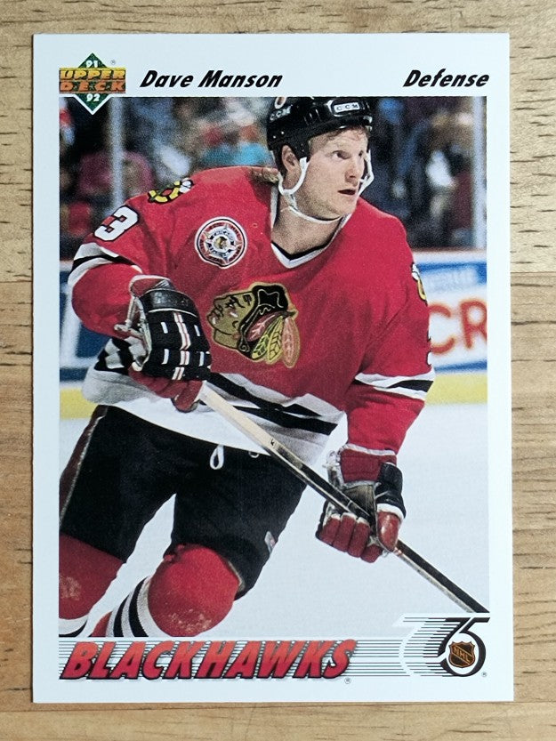 1991-92 Upper Deck #280 Dave Manson