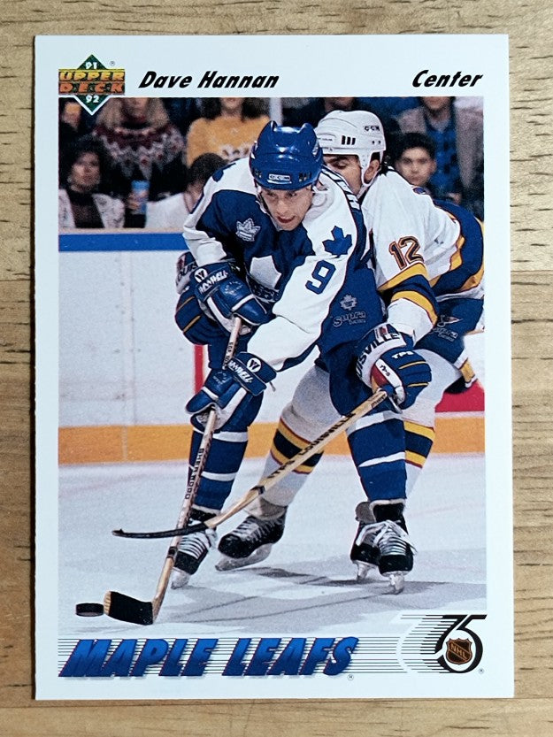 1991-92 Upper Deck #312 Dave Hannan