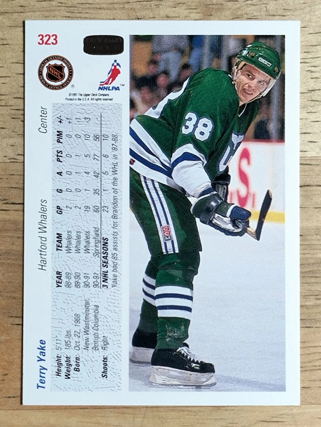 1991-92 Upper Deck #323 Terry Yake