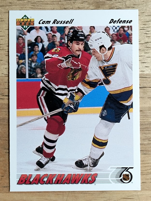 1991-92 Upper Deck #352 Cam Russell