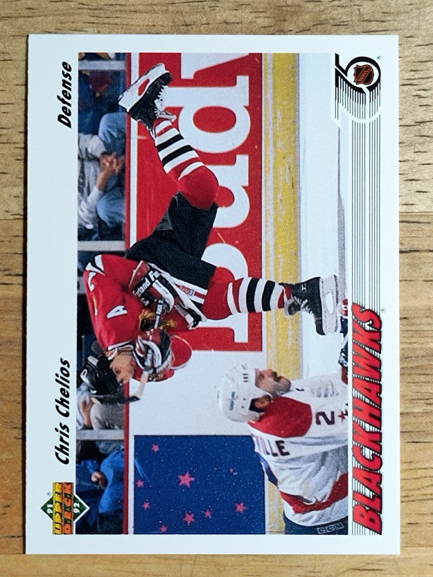 1991-92 Upper Deck #354 Chris Chelios