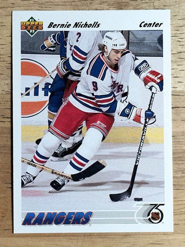 1991-92 Upper Deck #356 Bernie Nicholls