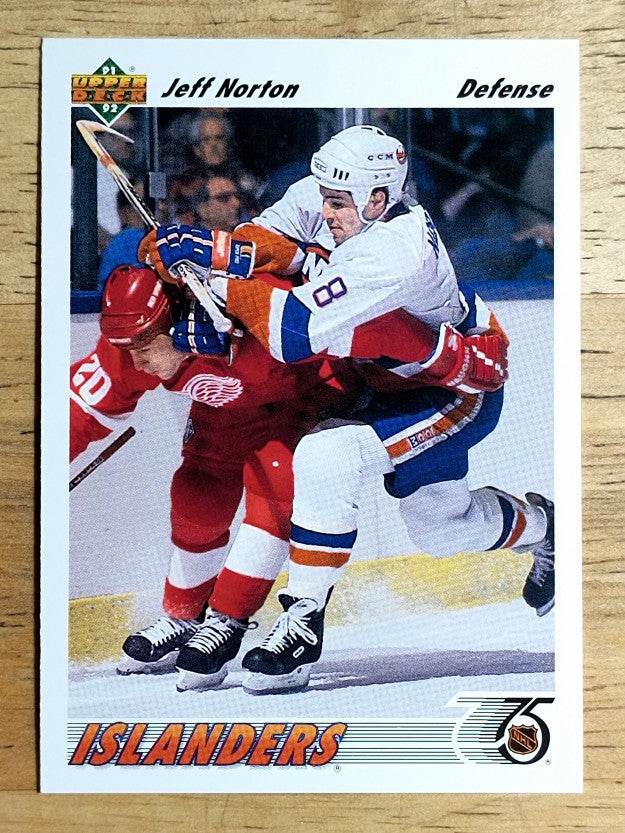 1991-92 Upper Deck #357 Jeff Norton