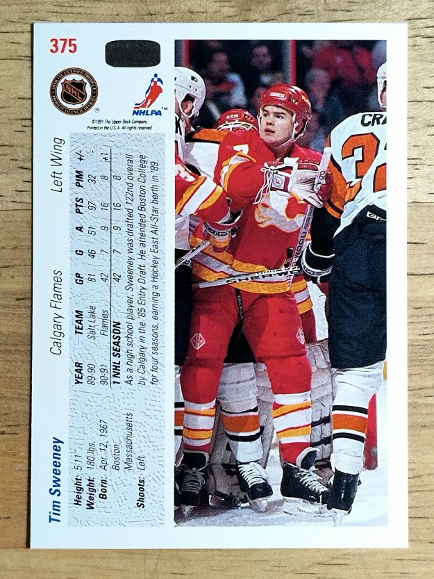 1991-92 Upper Deck #375 Tim Sweeney