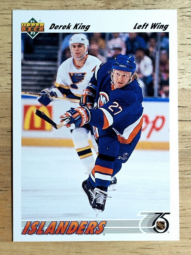 1991-92 Upper Deck #382 Derek King