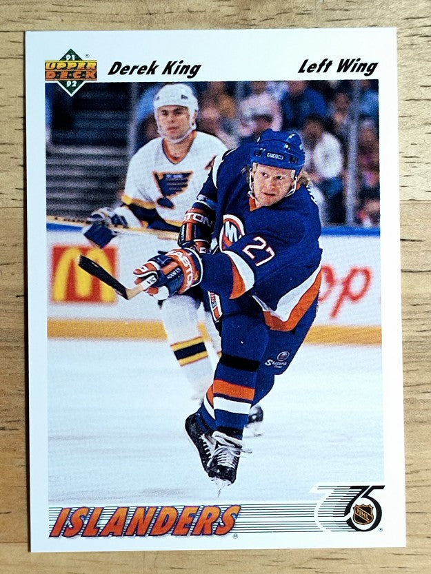1991-92 Upper Deck #382 Derek King