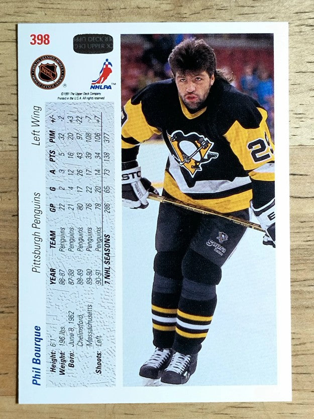 1991-92 Upper Deck #398 Phil Bourque