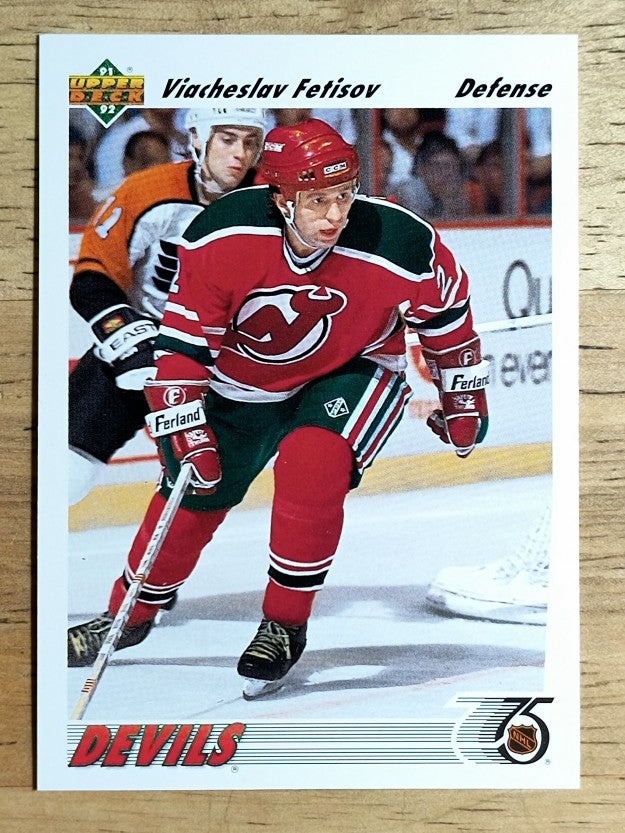 1991-92 Upper Deck #410 Slava Fetisov