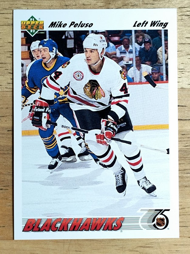 1991-92 Upper Deck #414 Mike Peluso