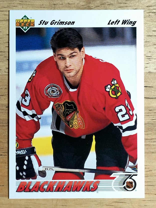 1991-92 Upper Deck #416 Stu Grimson RC