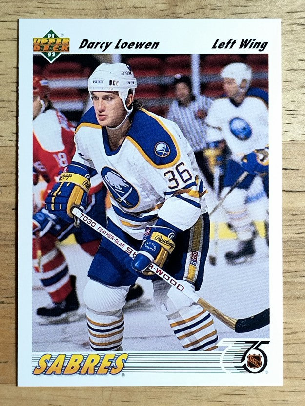 1991-92 Upper Deck #421 Darcy Loewen RC