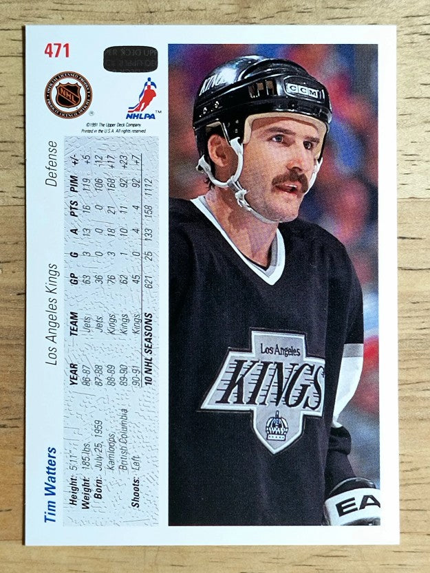 1991-92 Upper Deck #471 Tim Watters