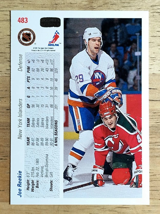 1991-92 Upper Deck #483 Joe Reekie