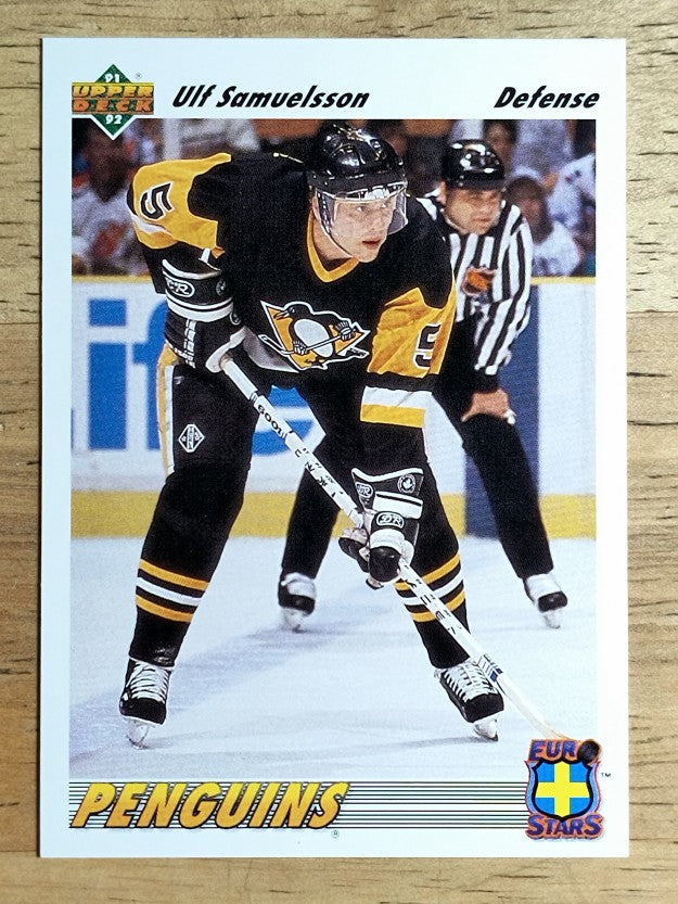 1991-92 Upper Deck Euro-Stars #E17 Ulf Samuelsson