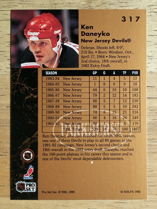 1992-93 Parkhurst #317 Trent Klatt RC