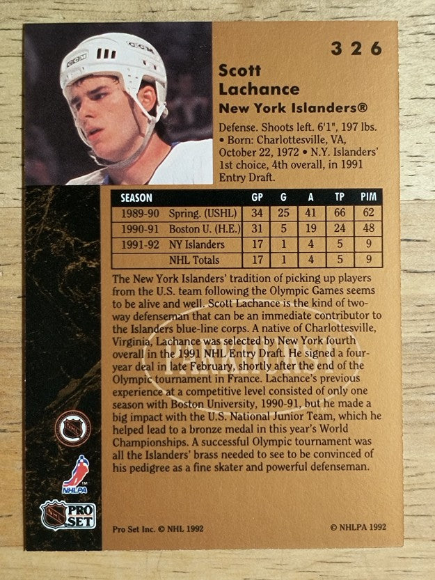 1992-93 Parkhurst #326 John LeClair