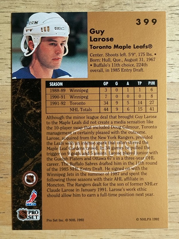 1992-93 Parkhurst #399 Jaroslav Otevrel RC