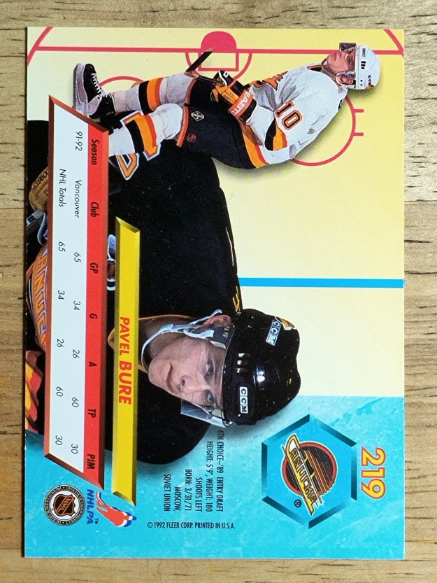 1992-93 Ultra #219 Pavel Bure
