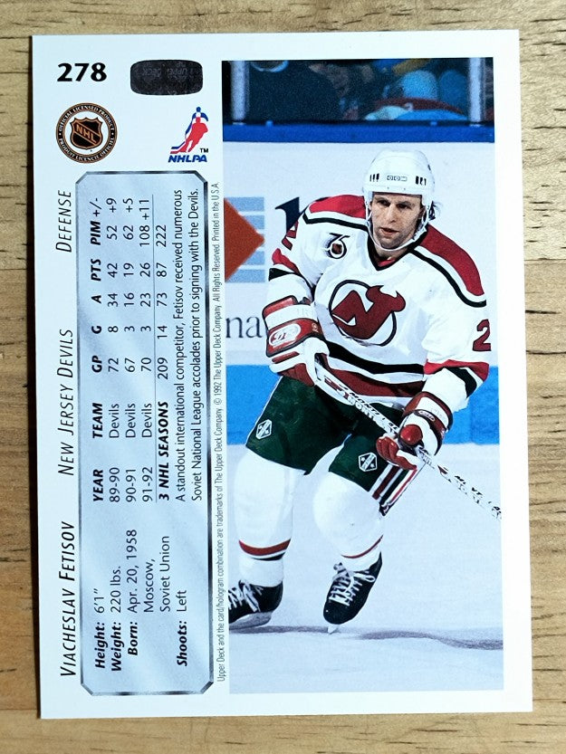 1992-93 Upper Deck #278 Slava Fetisov