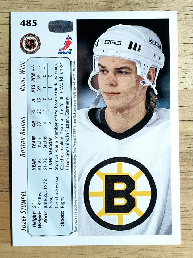 1992-93 Upper Deck #485 Jozef Stumpel
