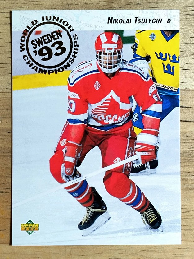1992-93 Upper Deck #614 Nikolai Tsulygin RC